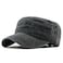 YULOONG Military Cap Vintage Army Caps Washed Cotton Flat Top Cap Outdoor Sunhat