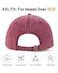 Zylioo Big Size Denim Dad Hat Oversize Baseball Cap for Large Heads Distressed Washed Jean Cap Comfortable Garden Hat