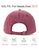 Zylioo Big Size Denim Dad Hat Oversize Baseball Cap for Large Heads Distressed Washed Jean Cap Comfortable Garden Hat