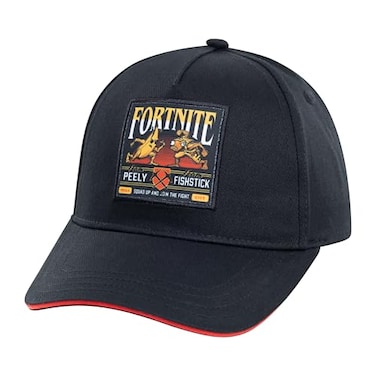 Fortnite Baseball Cap for Boys Quality Made Boys Hat and Fitted Cap Flatbrim Baseball Hat with Sleek Design BlackRed