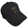 Speedy Pros Baseball Cap Captain Wheel Sailing Anchor Embroidery Ship Boat Crew Acrylic Hats for Men Women Strap Closure Black