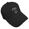 Speedy Pros Baseball Cap Captain Wheel Sailing Anchor Embroidery Ship Boat Crew Acrylic Hats for Men Women Strap Closure Black