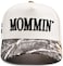 KIDHABE Womens Mommin Trucker Hat Vintage TwoTone Ponytail Baseball Cap Embroidered Adjustable Hat Great Gift for Mom Women Camo