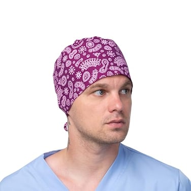 DOKTORAM Funny Hats for Women and Mens with Cute Print Violaceous Microorganism