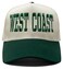 Funky Junque Green Hats Vintage Trucker Hat Embroidered Adjustable Two Tone Snapback Cap Men Women West Coast GreenBeige