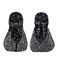 DINPREY Assorted Paisley Bandana Doo rag Cap Headwraps Mens Womens Silk Durag with Long Tail and Wide Straps for 360 Waves BlackNavy Bule