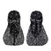 DINPREY Assorted Paisley Bandana Doo rag Cap Headwraps Mens Womens Silk Durag with Long Tail and Wide Straps for 360 Waves BlackNavy Bule
