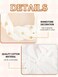 Woeoe African Turban PreTied White Headwrap for Women White