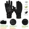 MOREOK Winter Gloves for MenWomen 10F 3M Thinsulate Warm Touch Screen Snow Ski Bicycle Bike Gloves for DrivingCyclingRunningHikingBlackS