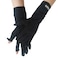 CAMSTIC Womens UPF 50 Sun UV Protection Touchscreen Long Driving Gloves Black