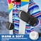 MCTi Kids Mittens Waterproof Winter Ski Warm Sherpa Lined Long Cuff with String Black XXXSmallFits 24 Years