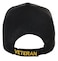Artisan Owl Thank a Vet for Your Freedom Veteran Embroidered Cap Adjustable Hook Loop Closure Black