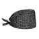 Belidome Working Hats with Black Leopard Print Back Cap with Adjustable Tie Sweatband