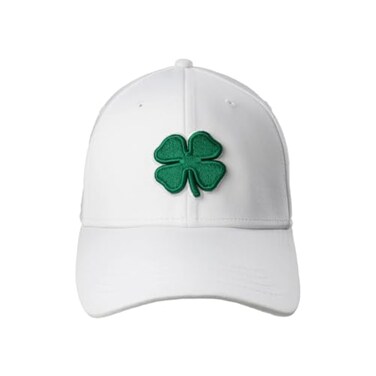 Black Clover Unisex Premium Clover 16 Hat White Hat3D Green Clover Small