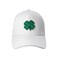 Black Clover Unisex Premium Clover 16 Hat White Hat3D Green Clover Small