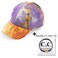 C.C CC Exclusives Washed Distressed Cotton Denim CrissCross Ponytail Hat Baseball Cap Bundle Hair Tie BT780BT791 A Elastic BandCoral Td