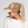 C.C CC Hatsandscarf Ponytail caps Messy Buns Trucker Plain Baseball Cap BT6 GlitterGold
