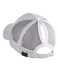 C.C CC Ponycap Messy High Bun Ponytail Adjustable Mesh Trucker Baseball Cap Hat White