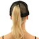 C.C CC Ponytail Messy Buns Trucker Ponycaps Plain Baseball Visor Cap Dad Hat Black