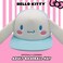 Concept One Cinnamoroll Baseball Cap Adult Snapback Hat with Flat Brim and 3D Ears Blue One Size