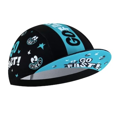 Corsehild Blue Cycling Cap for Man and Woman Cycling Hat Under HelmetPolyester Breathable Sweat Absorbent