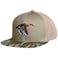 EDTREK Outdoorsman Pro Trucker Breathable Mesh Performance Cap Flat Brim Snapback Hat Wood Duck Wood Ash