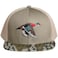 EDTREK Outdoorsman Pro Trucker Breathable Mesh Performance Cap Flat Brim Snapback Hat Wood Duck Wood Ash