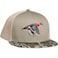 EDTREK Outdoorsman Pro Trucker Breathable Mesh Performance Cap Flat Brim Snapback Hat Wood Duck Wood Ash