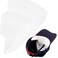 Framendino 100 Pack White Disposable Golf Hat Sweat Liner SelfAdhesive Cap Protection Pads 114
