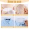 Framendino 100 Pack White Disposable Golf Hat Sweat Liner SelfAdhesive Cap Protection Pads 114
