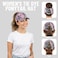 Funky Junque Criss Cross Tie Dye Baseball Cap for Women with Ponytail Slot Adjustable Vintage Hat Tie Dye GreyLight Pink Mix