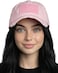 Funky Junque Distressed Baseball Cap for Women Vintage Trucker Hat with Embroidered Patch Womens Hats American Flag Pink
