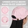 Funky Junque Distressed Baseball Cap for Women Vintage Trucker Hat with Embroidered Patch Womens Hats American Flag Pink
