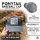Funky Junque Womens Funny Ponytail Hat for Lake Criss Cross Bands Mesh Trucker Cap for Messy Bun Be Yourself but a Little Bit Better Grey