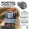 Funky Junque Womens Funny Ponytail Hat for Lake Criss Cross Bands Mesh Trucker Cap for Messy Bun Be Yourself but a Little Bit Better Grey