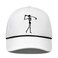 Bamveio Funny Golf Hats for Men WomenGolf Gifts Skull Baseball Cap for Adults HumorWhite 2