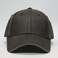 The Vintage Heavy Washed Coated Canvas WaxLook Adjustable Low Profile Men Women Baseball Cap Coated Dark Brown