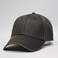The Vintage Heavy Washed Coated Canvas WaxLook Adjustable Low Profile Men Women Baseball Cap Coated Dark Brown