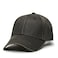 The Vintage Heavy Washed Coated Canvas WaxLook Adjustable Low Profile Men Women Baseball Cap Coated Dark Brown
