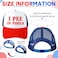 Jiuguva 2 Pieces Funny Trucker Cap I Pee in Pools Hat Dare Gag Gift Joke American Flag Hat Black Red With Navy