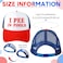 Jiuguva 2 Pieces Funny Trucker Cap I Pee in Pools Hat Dare Gag Gift Joke American Flag Hat Black Red With Navy