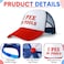 Jiuguva 2 Pieces Funny Trucker Cap I Pee in Pools Hat Dare Gag Gift Joke American Flag Hat Black Red With Navy