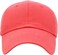 KBETHOS Classic Cotton Adjustable Low Crown Cotton Baseball Cap Coral
