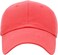 KBETHOS Classic Cotton Adjustable Low Crown Cotton Baseball Cap Coral