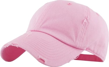 KBETHOS KBEVINTAGE PNK Vintage Washed Cotton Baseball Cap Pink