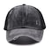 KKMKSHHG Criss Cross Baseball Caps Women Ponytail Mesh Hat Distressed High Messy Bun Trucker Ponycap Black
