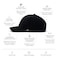 melin AGame Hydro Black Mens Performance Snapback Hats WaterResistant Fitted Baseball Caps for Men Women Golf Running or Workout Hat Small