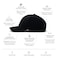 melin AGame Hydro Black Mens Performance Snapback Hats WaterResistant Fitted Baseball Caps for Men Women Golf Running or Workout Hat Small