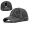 ProMindFun Womens Ponytail High Messy Bun Hats Distressed Baseball Caps Unconstructed Washed Dad Hat Girls Trucker Ponycaps