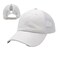 ProMindFun Womens Ponytail High Messy Bun Hats Distressed Baseball Caps Unconstructed Washed Dad Hat Girls Trucker Ponycaps 04Mesh White